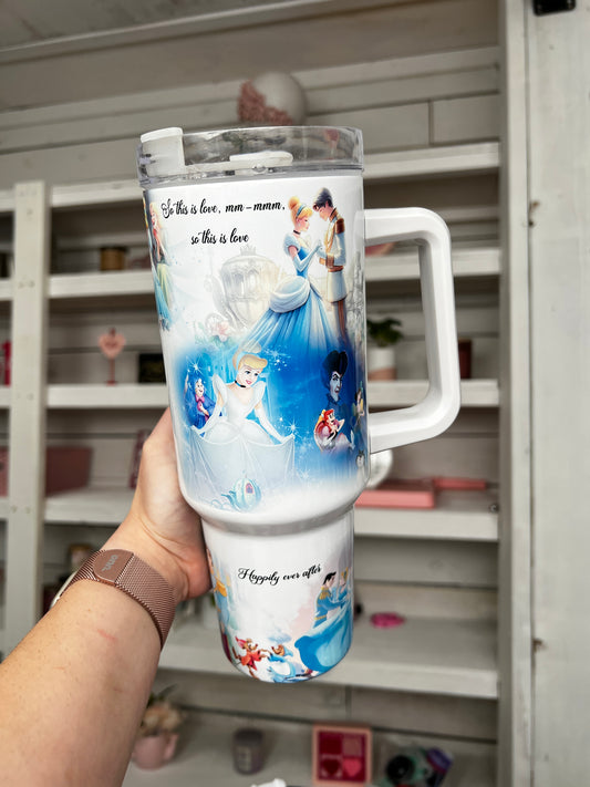 Princess Blue 40oz tumbler