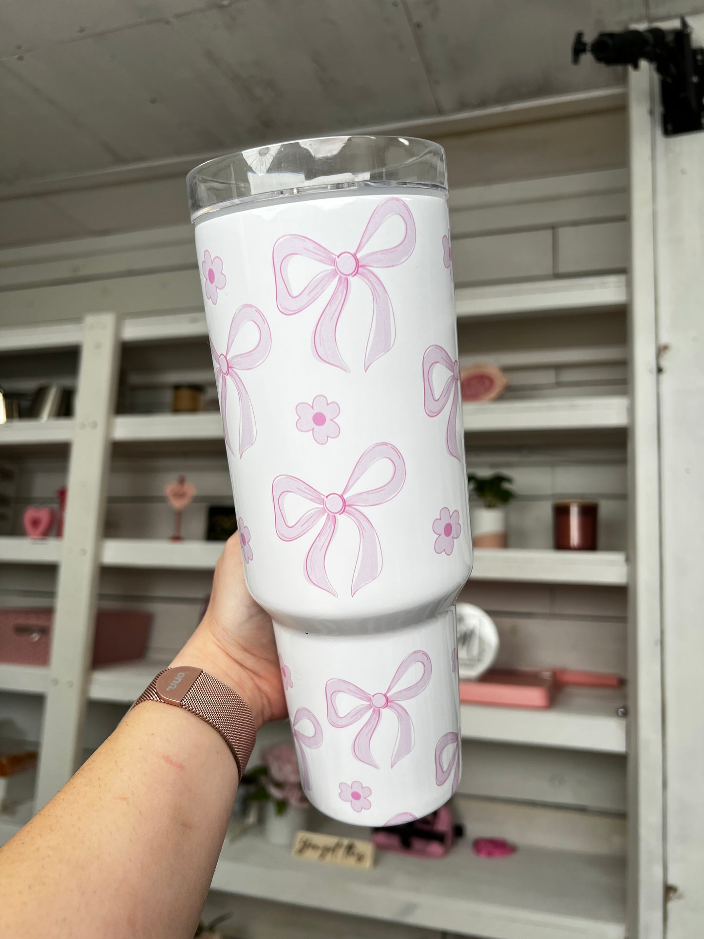 Coquette Bows Oopsie 40oz tumbler