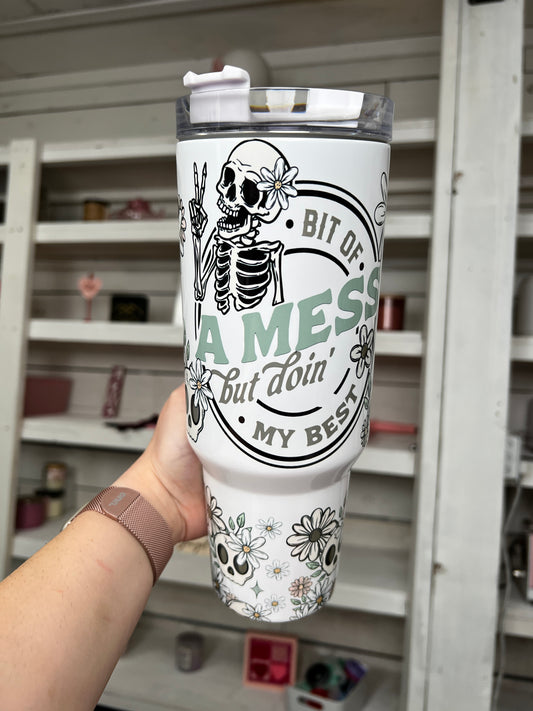 A Bit of A Mess Oopsie 40oz tumbler