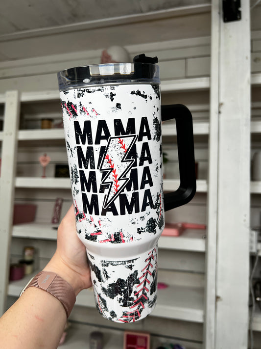 Baseball Mama Oopsie 40oz tumbler