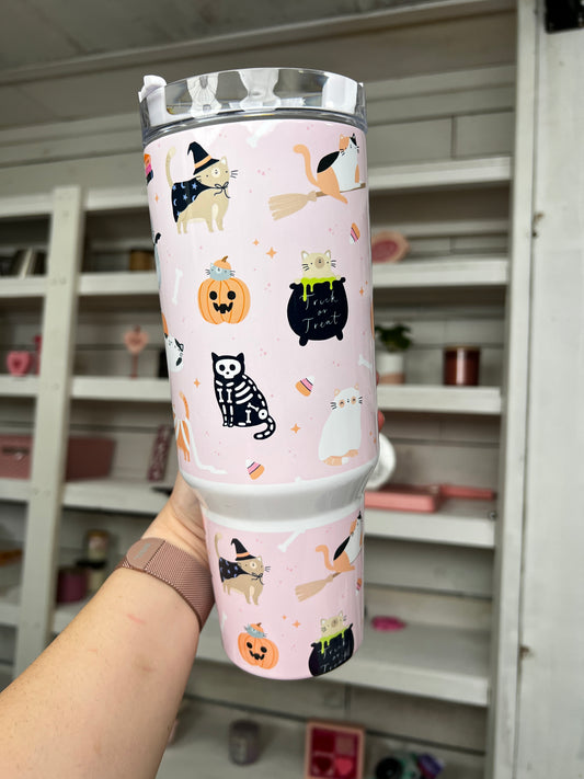 Halloween Cats Oopsie 40oz tumbler