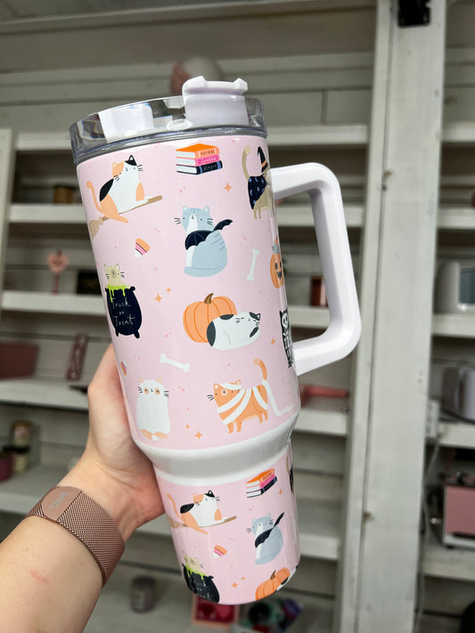 Halloween Cats Oopsie 40oz tumbler