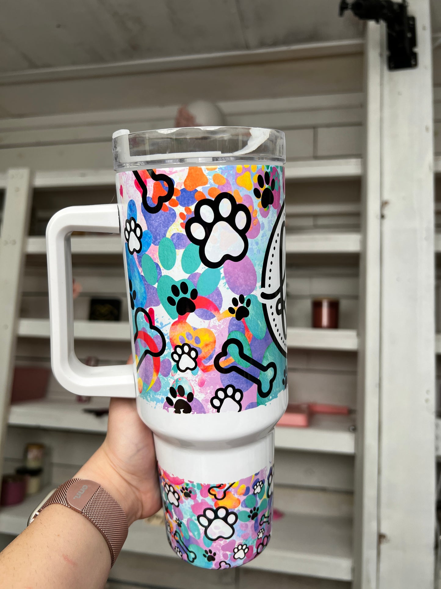 Fur Mama 40oz tumbler