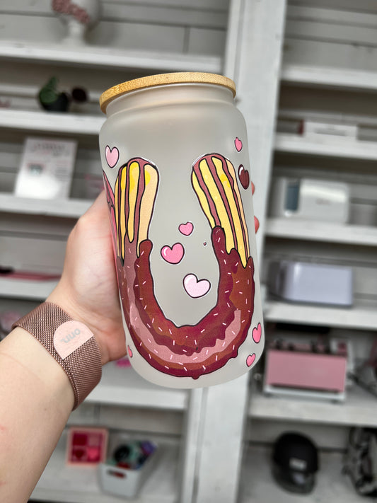 Love Snacks 16oz Glass Can