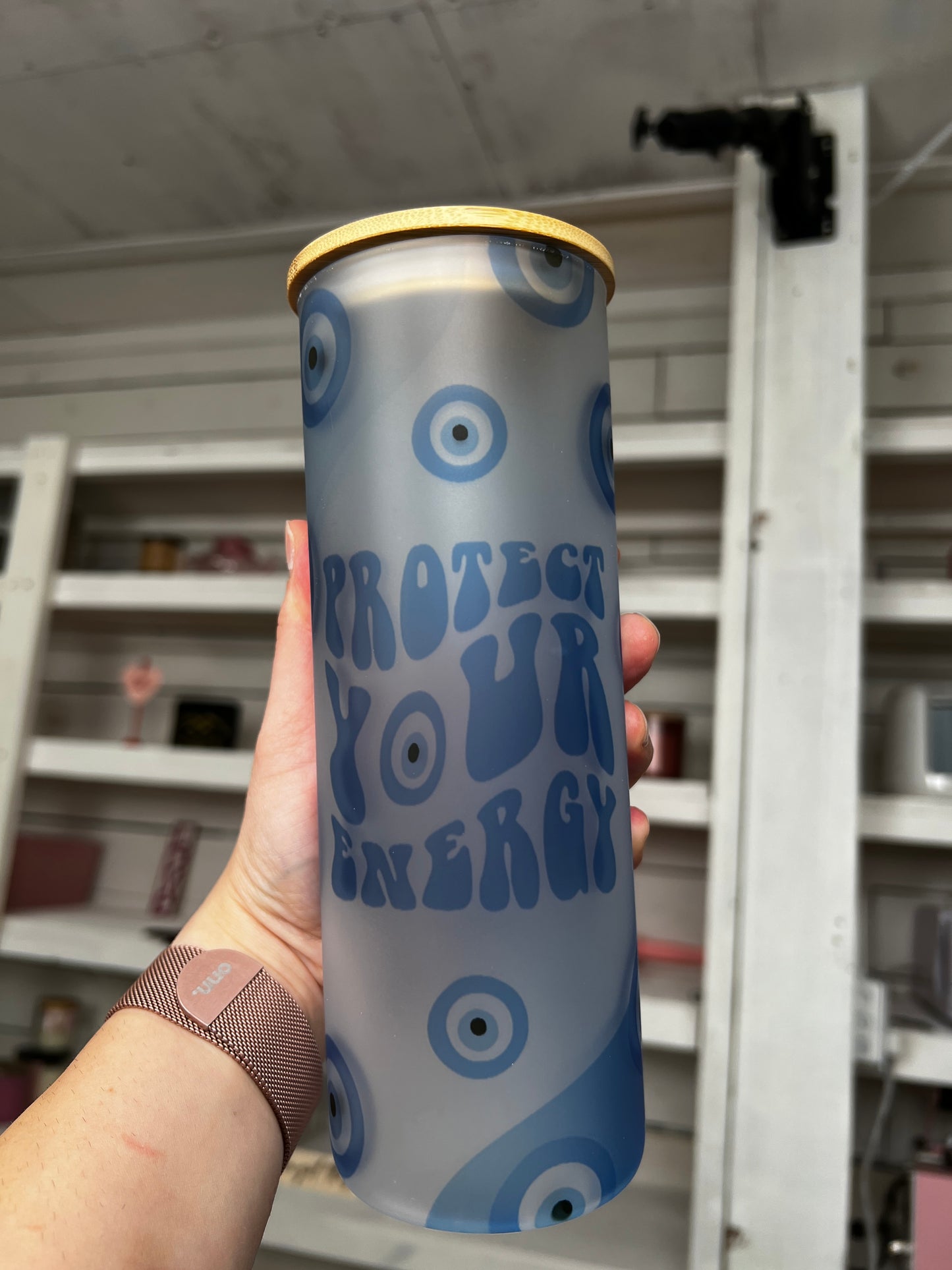 Protect Your Energy 25oz Glass