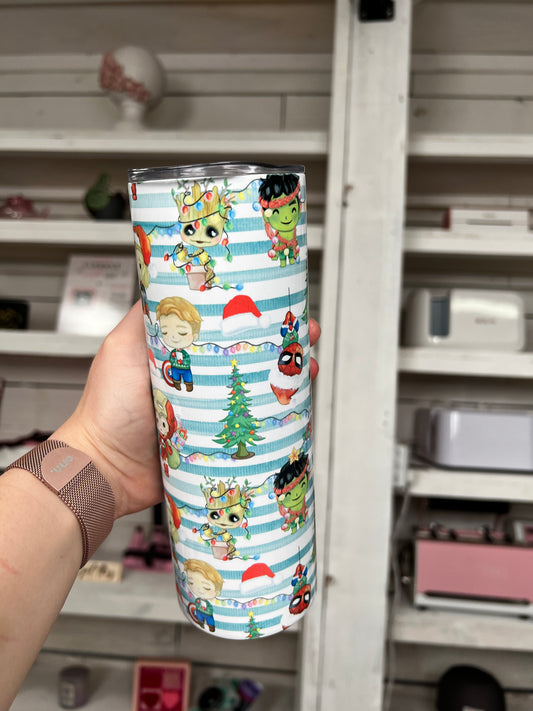 Superhero Holidays 20oz Tumbler