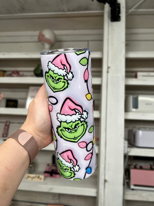 Pink Holiday 20oz Tumbler
