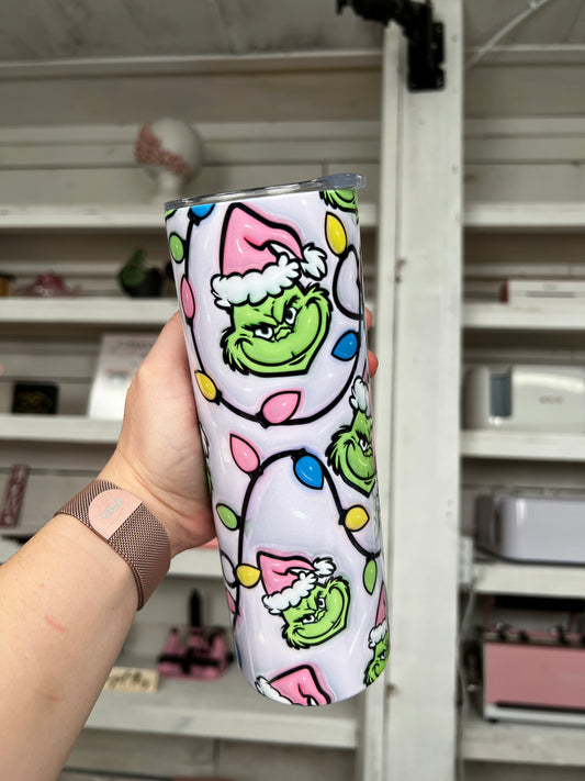 Pink Holiday 20oz Tumbler
