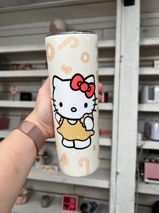 Kitty Holiday 20oz Tumbler