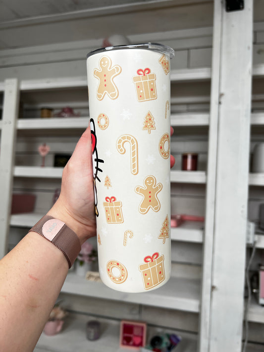 Kitty Holiday 20oz Tumbler