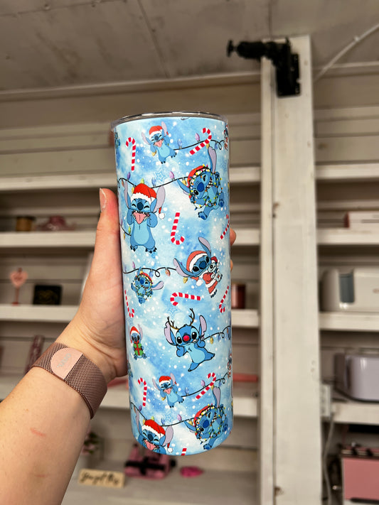 Blue Holiday 20oz Tumbler