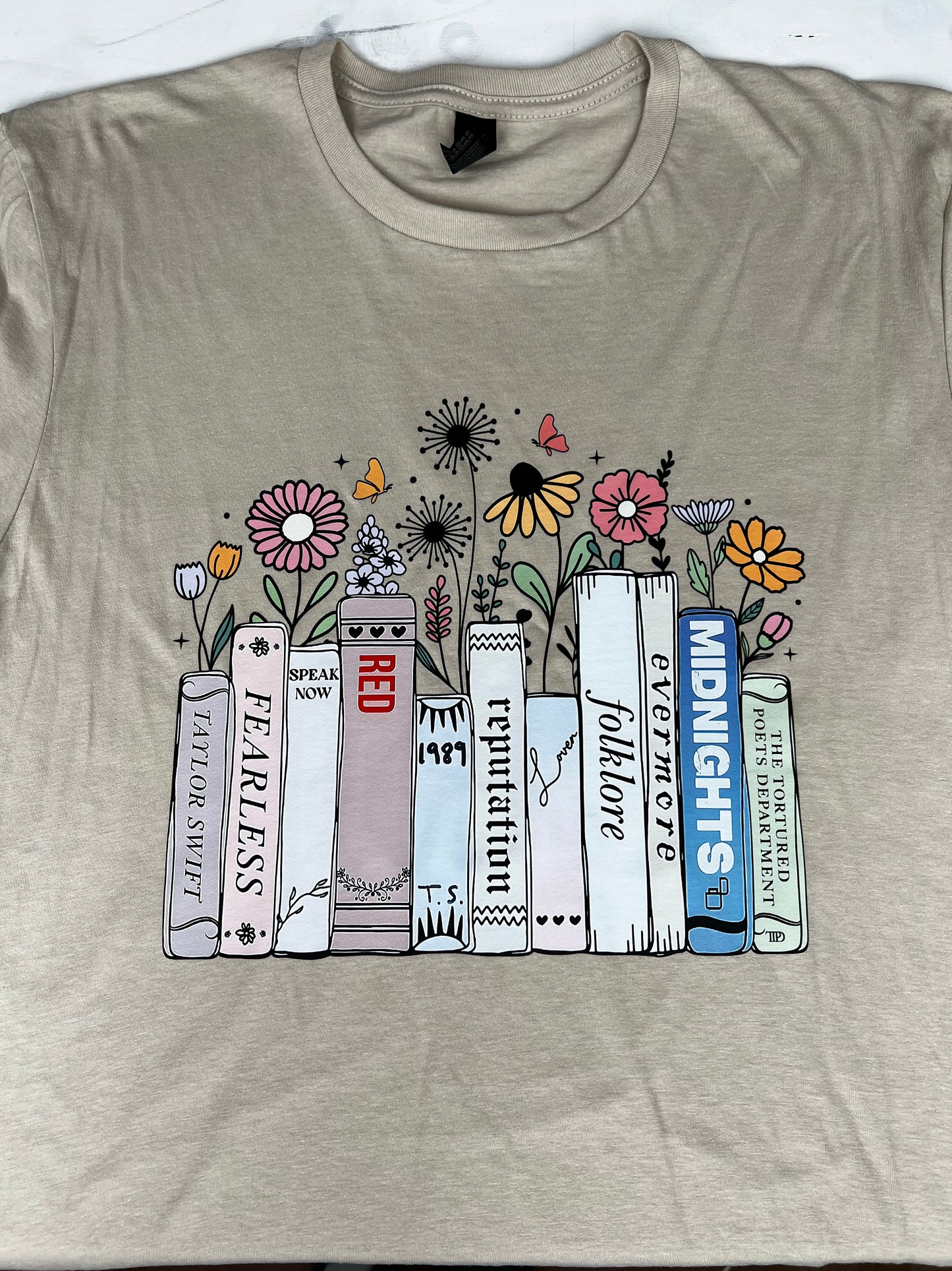Pop Star Books Sand Medium T-Shirt