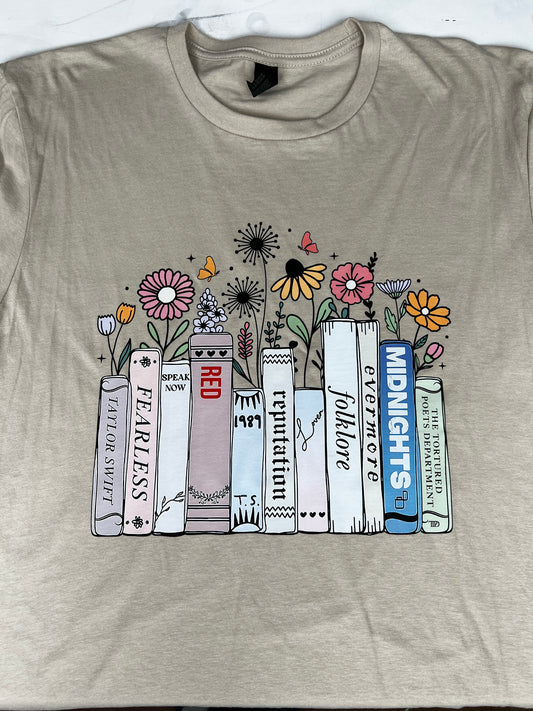 Pop Star Books Sand Medium T-Shirt