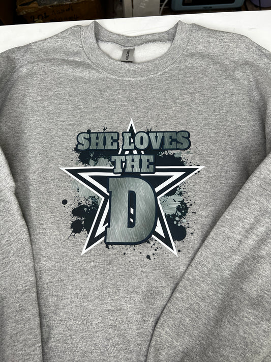 She Loves Gray Medium Sweater