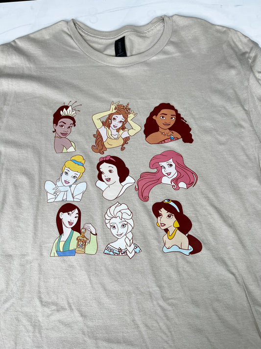 Princesses Sand Large T-Shirt
