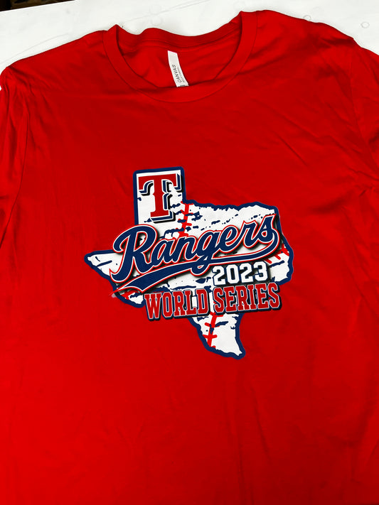 Sports Texas Red Large T-Shirt