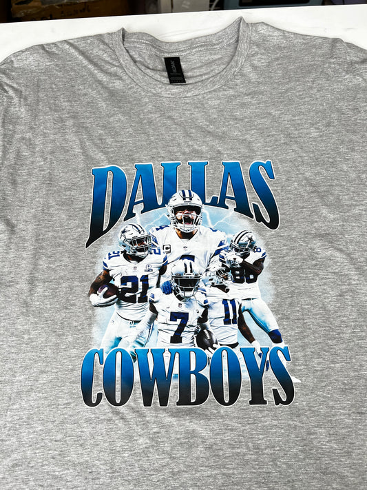 Dallas Sports Gray Large T-Shirt