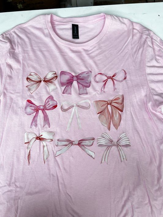 Coquette Bows Pink Medium T-Shirt
