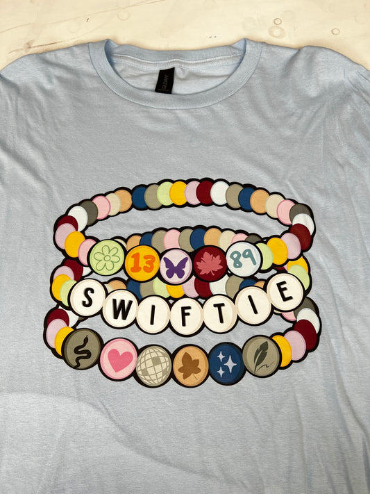 Friendship Bracelet Blue X-Large T-Shirt