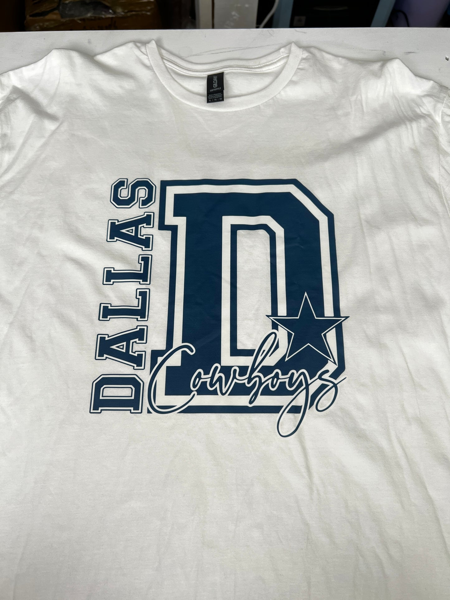 Dallas White X-Large T-Shirt