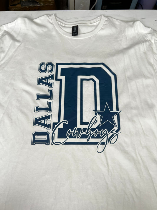 Dallas White X-Large T-Shirt