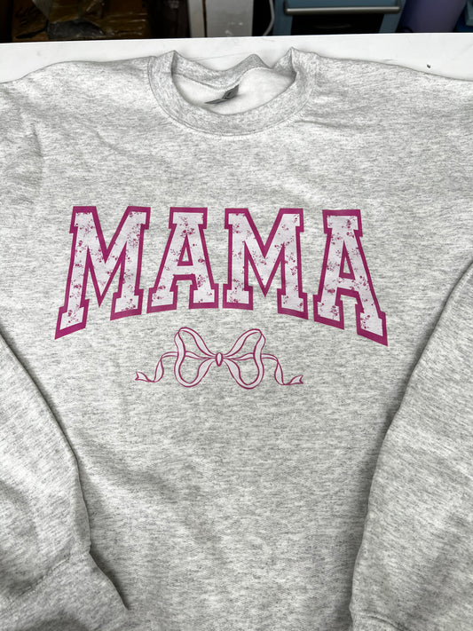 Coquette Mama Gray Large Sweater