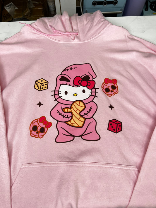 Oogie Kitty Pink 2XL Hoodie