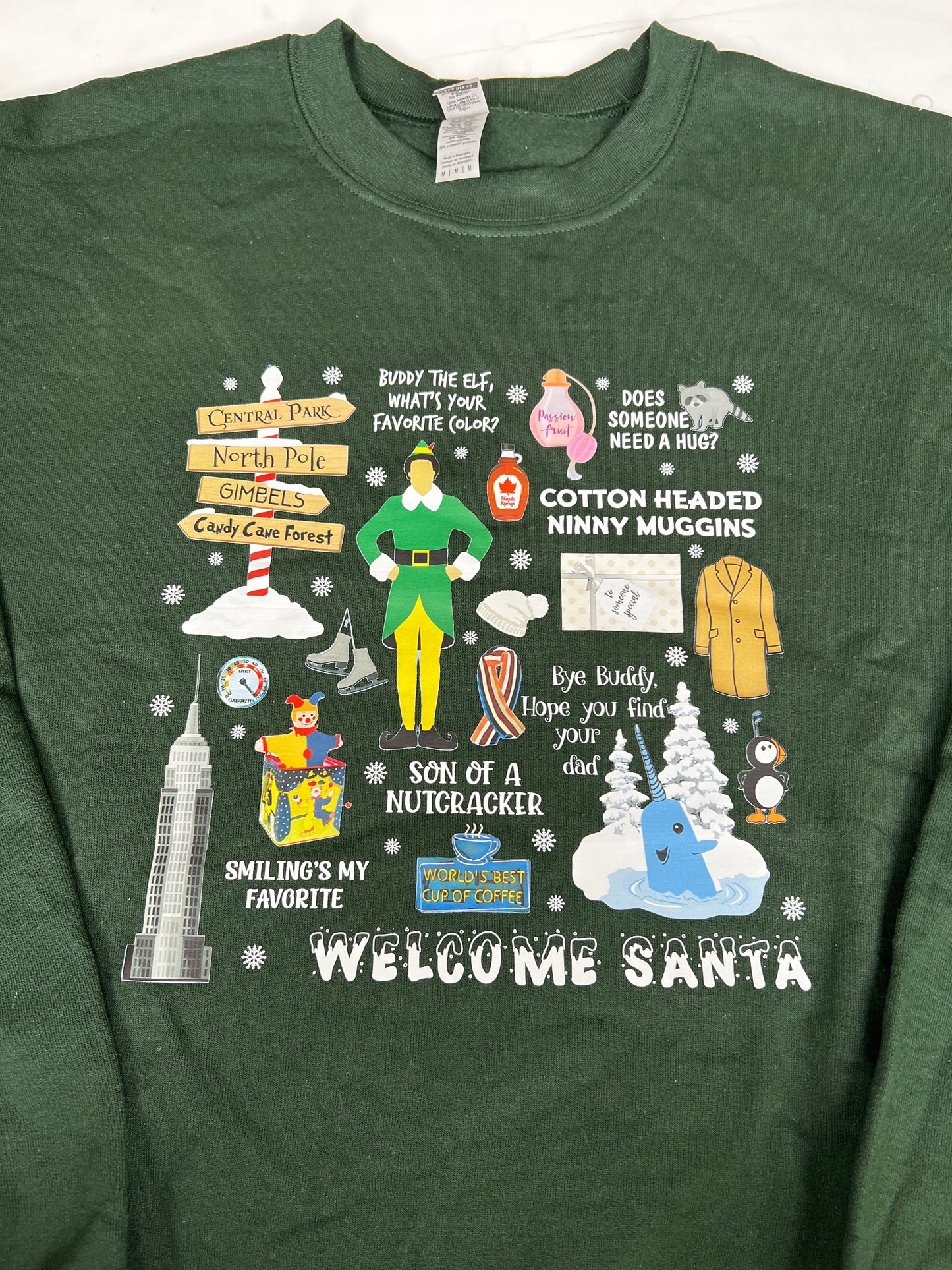 Elf Green Medium Sweater