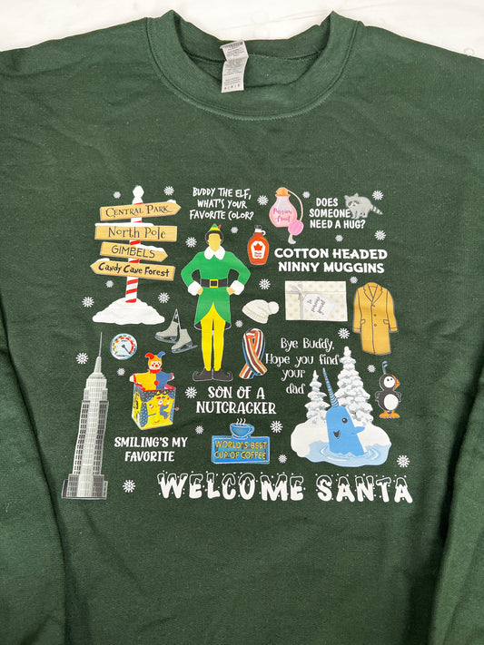 Elf Green Medium Sweater