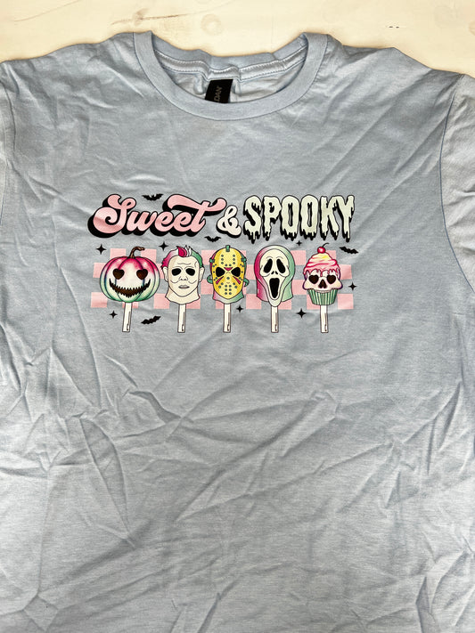 Sweet & Spooky Blue Small T-Shirt