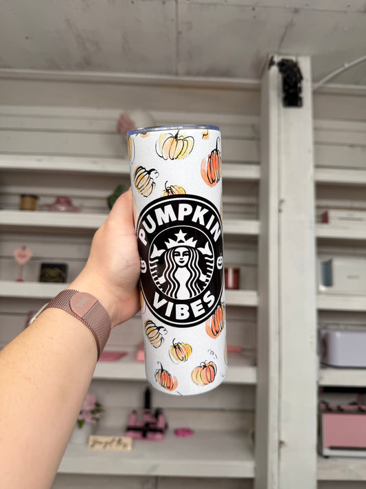 Pumpkin Vibes 20oz tumbler