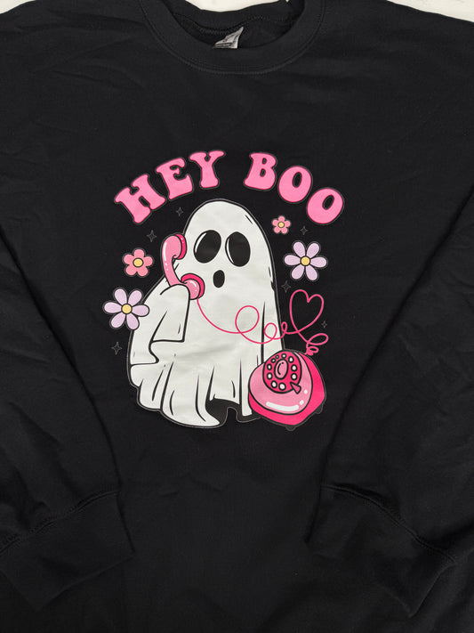 Hey Boo Black X-Large Sweater