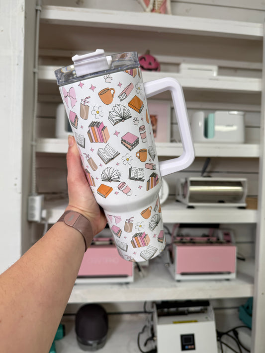 Bookish Vibes Oopsie 40oz tumbler