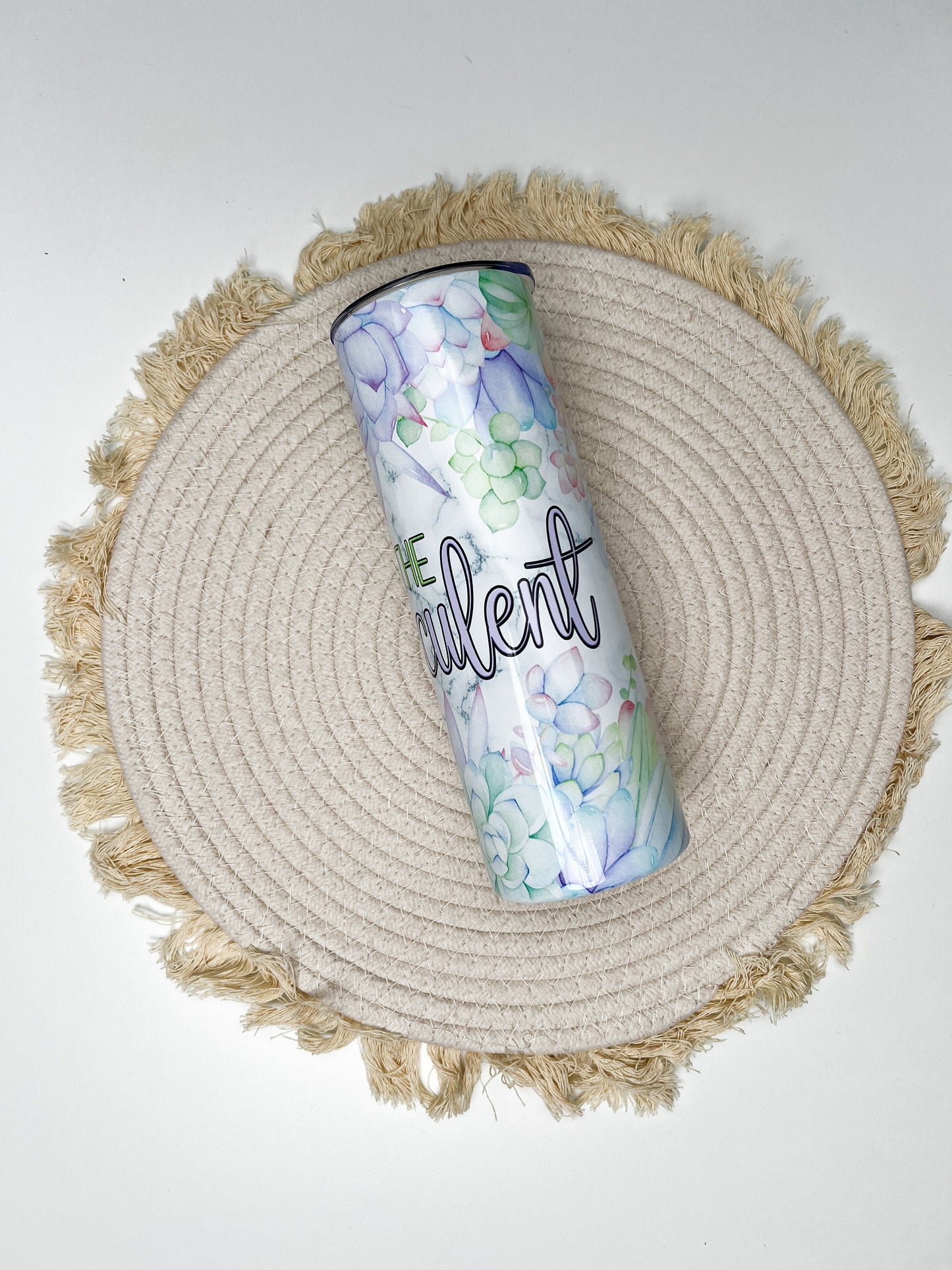 What the Fucculent 20oz tumbler, Succulent custom tumbler, Funny Flowers custom stainless tumbler