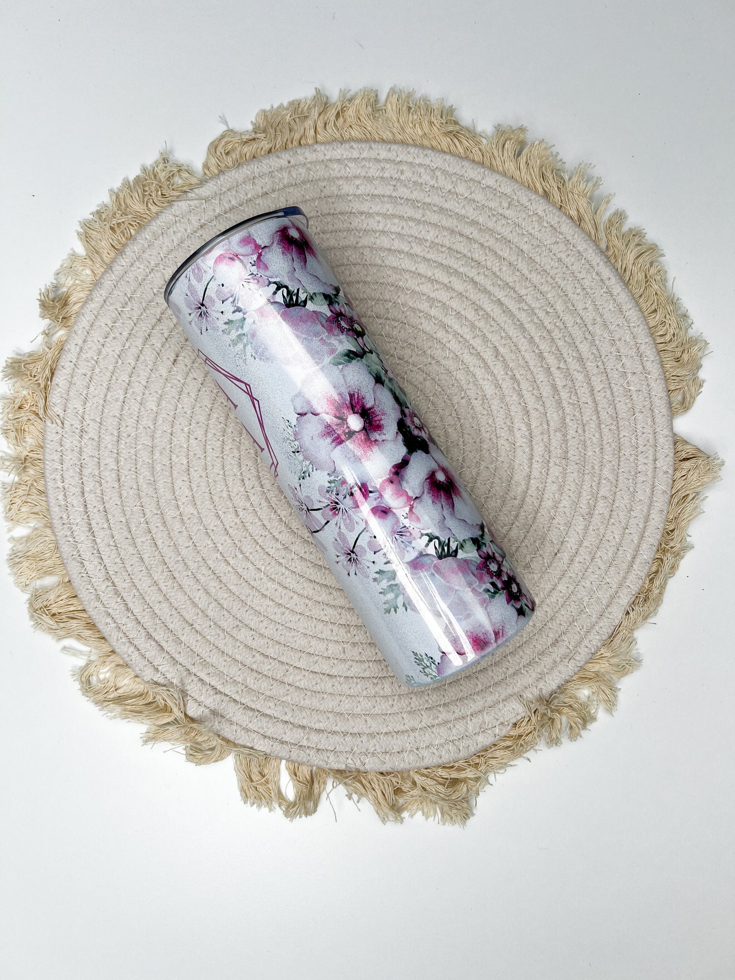 Mama Floral 20oz tumbler, Pink Mama custom tumbler, Mama Flowers custom stainless tumbler