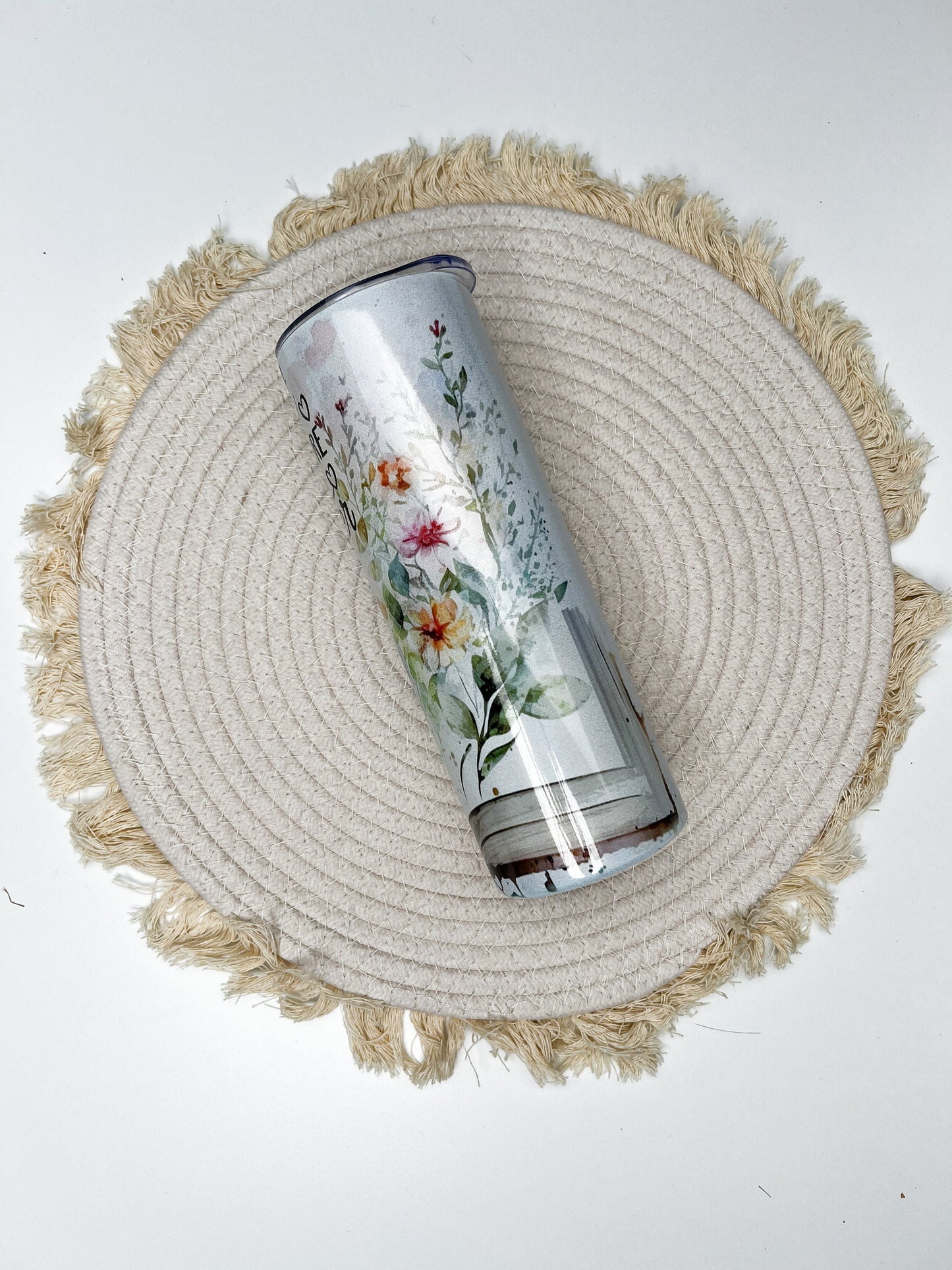 Book Lover 20oz tumbler, Just One More Chapter custom tumbler, Bookish custom stainless tumbler
