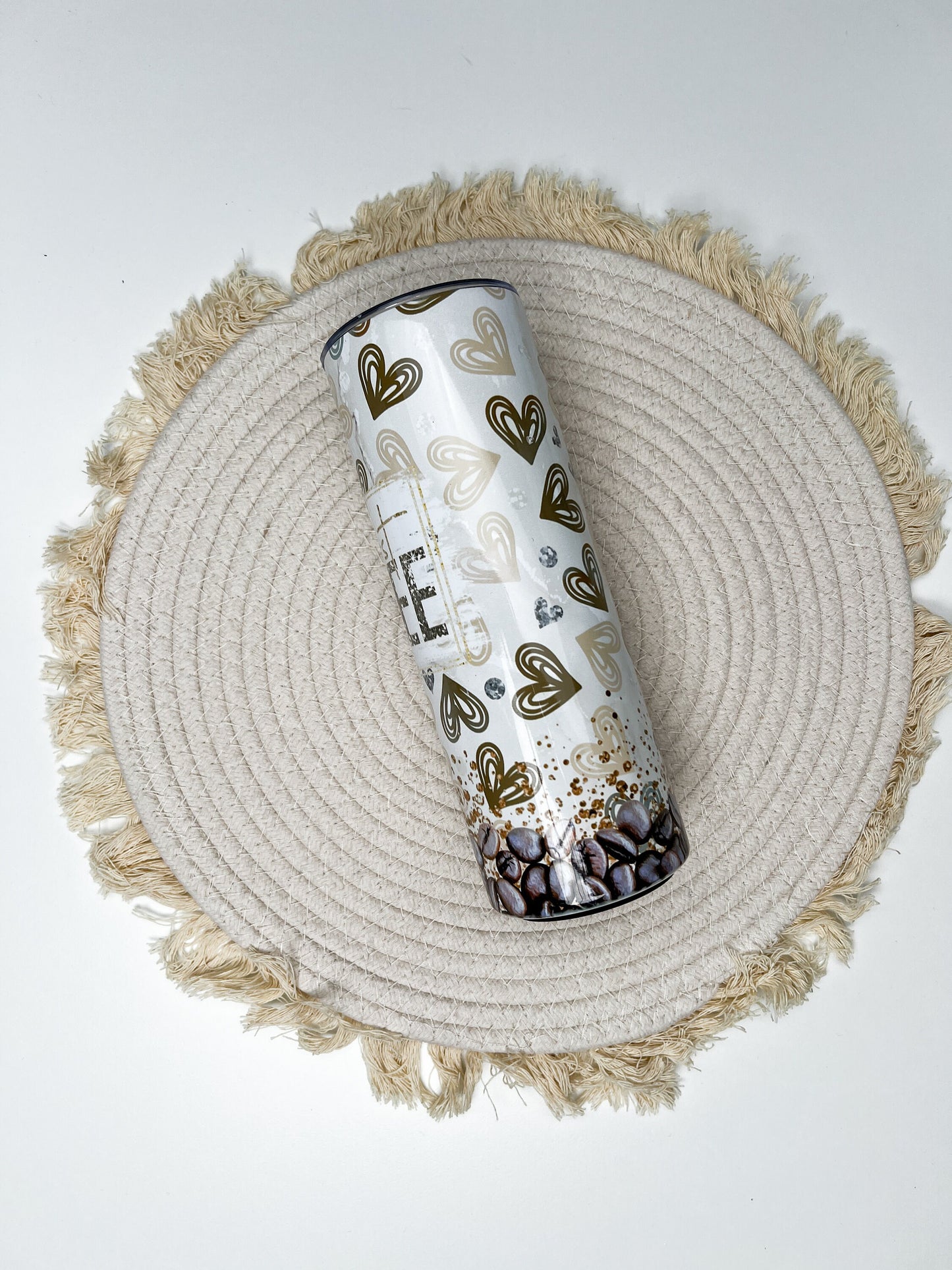 But First Coffee 20oz tumbler, Coffee Lover custom tumbler, Coffee custom stainless tumbler