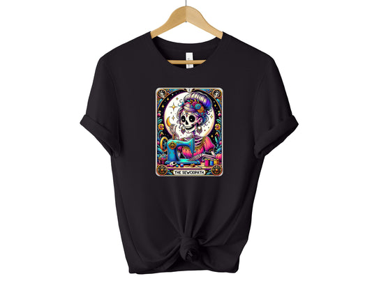 The Sewciopath T-shirt, Sew Shirt, Sewing Lover Shirt, The Sewer Shirt, Colorful Shirt