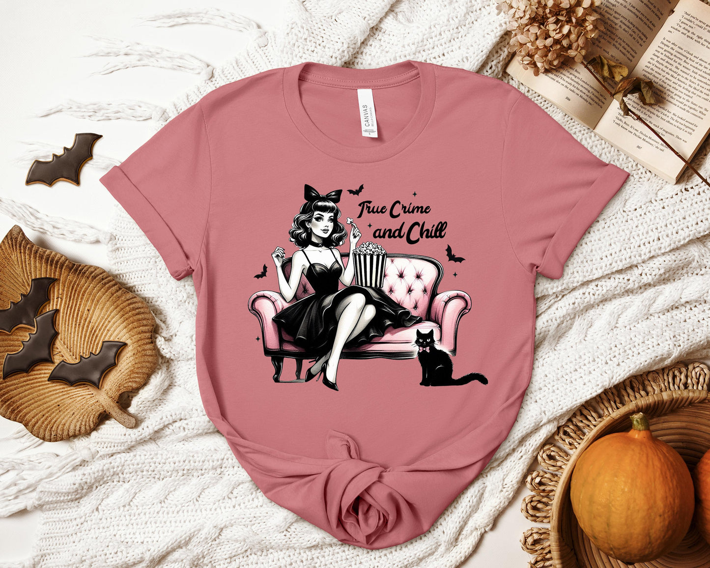 True Crime and Chill T-shirt, True Crime Shirt, Crime Lover Shirt, True Crime Shirt