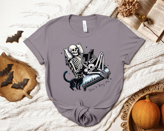 Dont Bug Me T-shirt, Let Me Read Shirt, Book Lover Shirt, Spooky Book Shirt