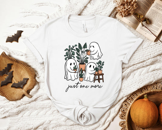 Plant Ghostie T-shirt, Just One More Shirt, Plant Lover Shirt, Ghosties Shirt