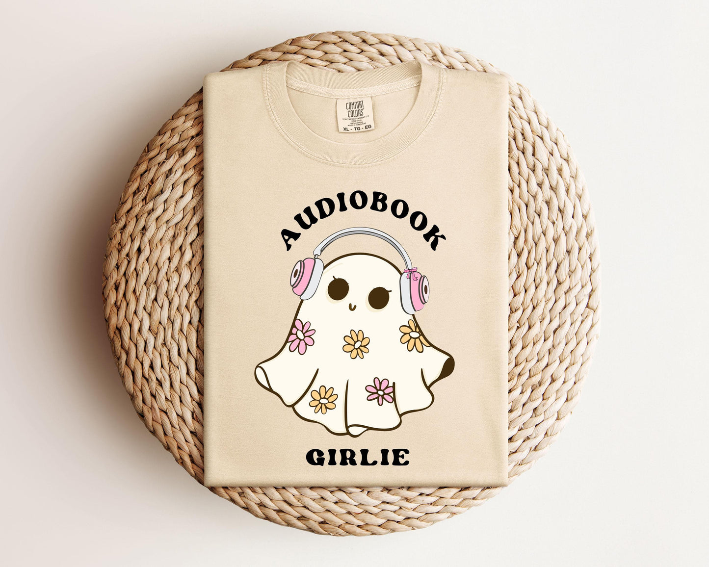 Audiobook Girly T-shirt, Audiobook Shirt, Book Lover Shirt, Audio Book Shirt