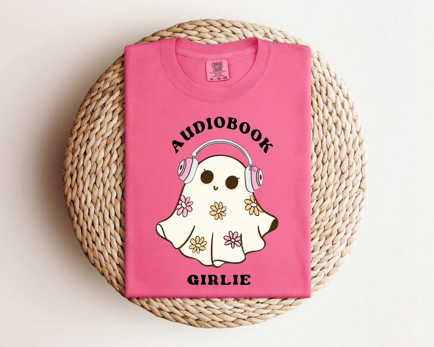 Audiobook Girly T-shirt, Audiobook Shirt, Book Lover Shirt, Audio Book Shirt