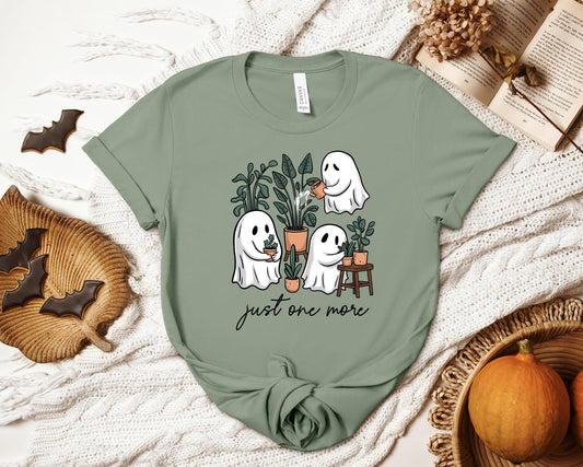 Plant Ghostie T-shirt, Just One More Shirt, Plant Lover Shirt, Ghosties Shirt