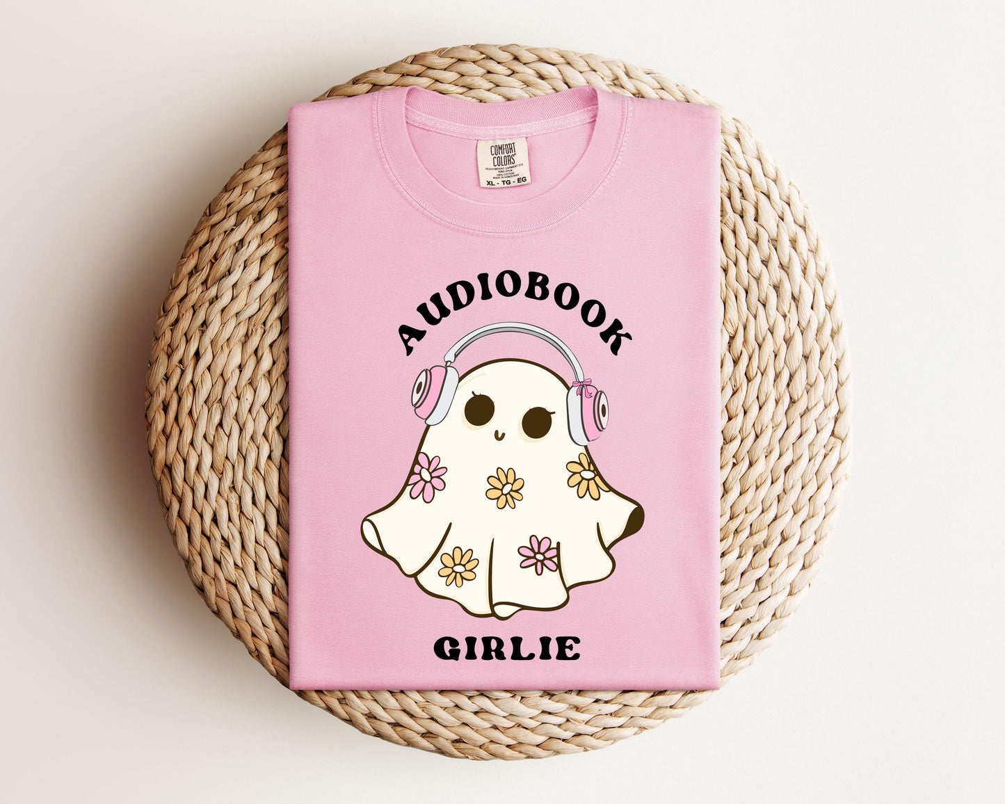 Audiobook Girly T-shirt, Audiobook Shirt, Book Lover Shirt, Audio Book Shirt