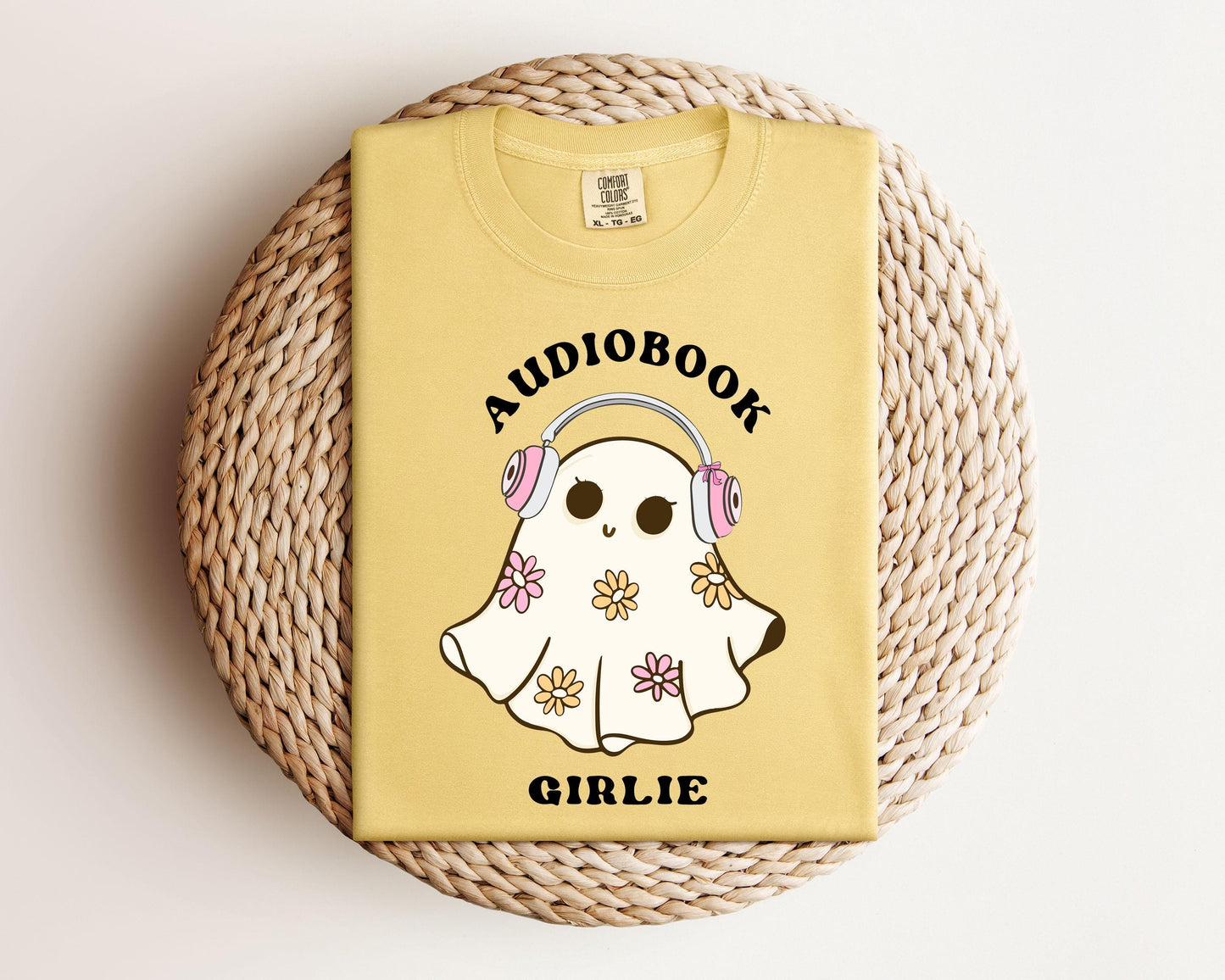 Audiobook Girly T-shirt, Audiobook Shirt, Book Lover Shirt, Audio Book Shirt