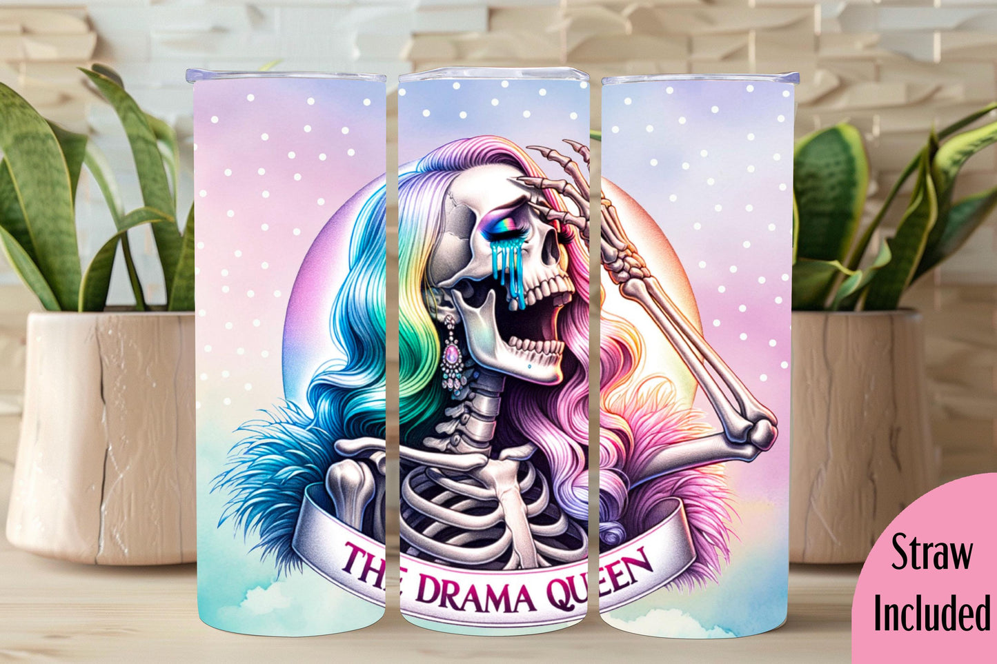 Drama Queen 20oz tumbler, Funny tumbler, Sarcasm custom stainless tumbler