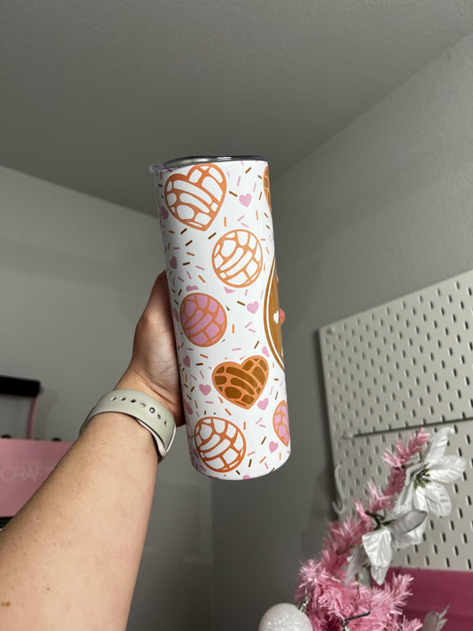 Cafecito Y Chisme 20oz tumbler, Cafecito custom tumbler, Chisme custom stainless tumbler