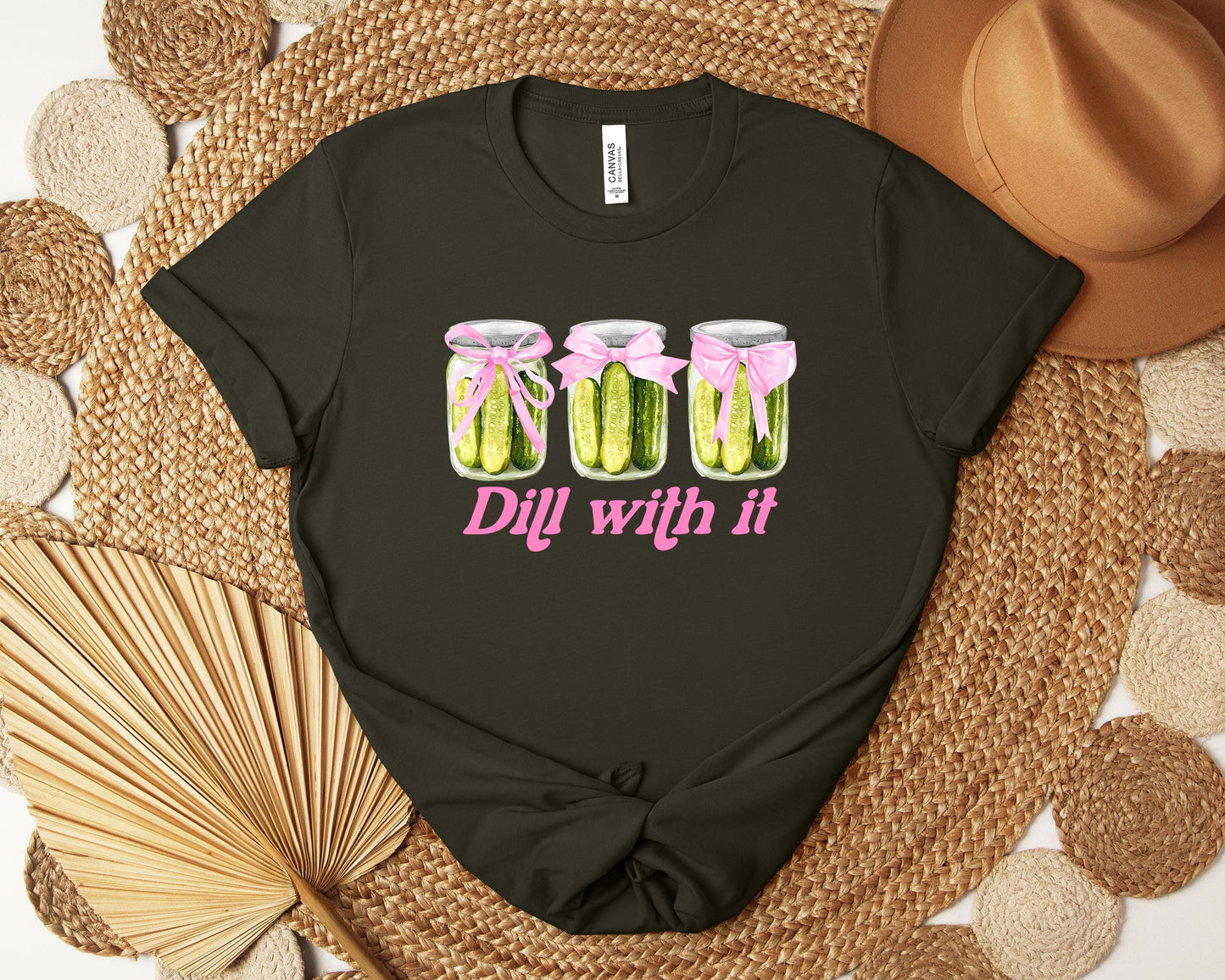 Dill with It T-shirt, Pickle Lover Shirt, Funny Shirt, Sarcastic Shirt