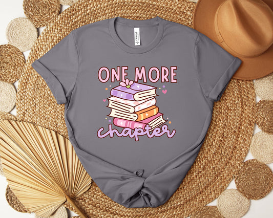 One More Chapter T-shirt, Book Lover Shirt, Bookish Shirt, Reader Shirt